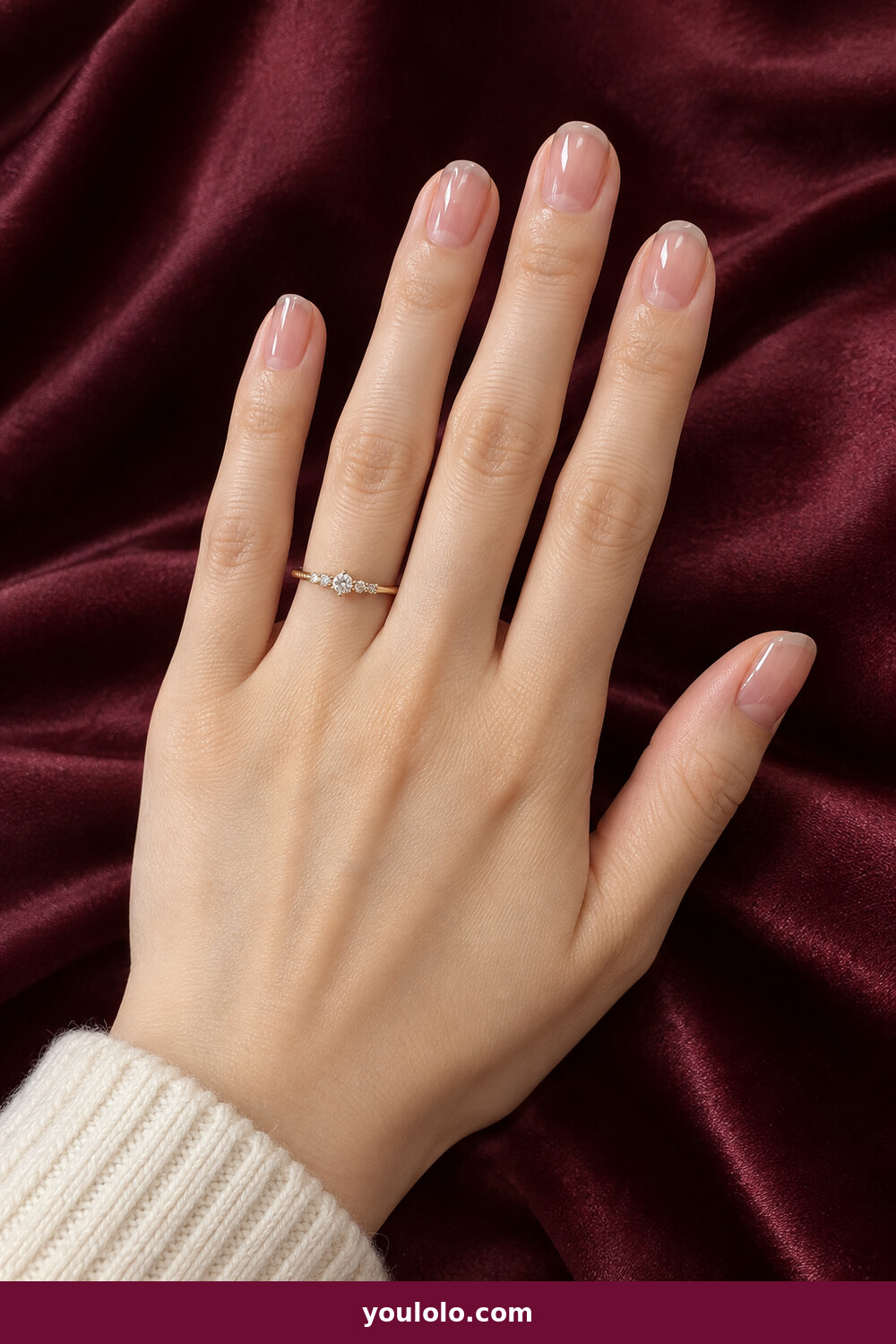 Glass Nails idea 1: Bare Glass Gloss