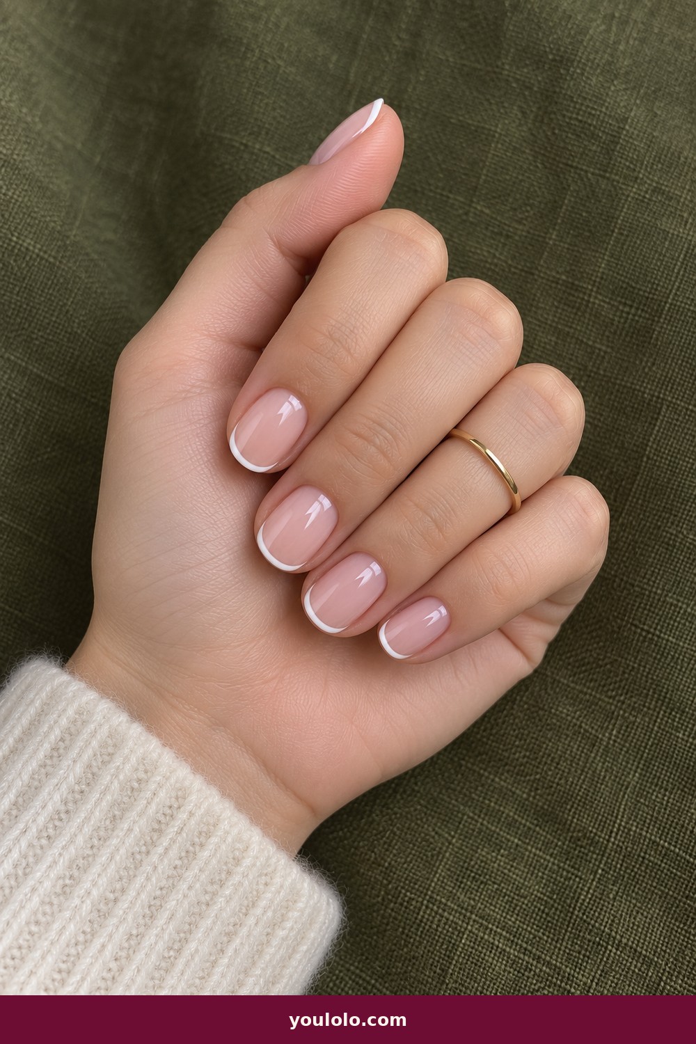 Barely-There Micro French — French Nails Ideas idea 1