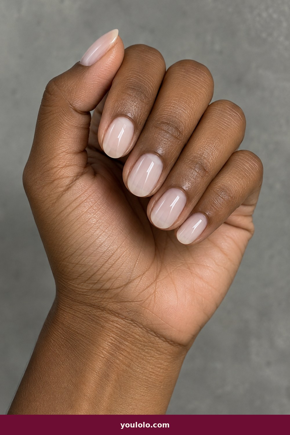 Funny Bunny Nails idea 1: Classic Two-Coat Milk
