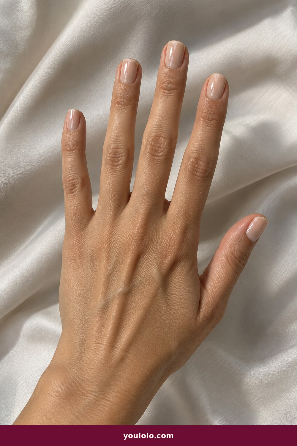Beige Nails idea 1: Oat Milk Gloss
