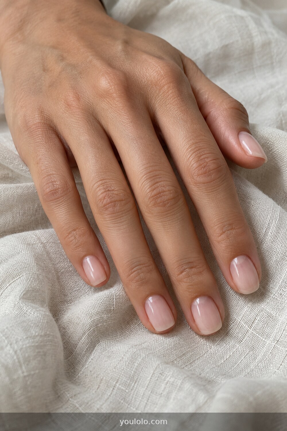 Classy Nails Design Ideas with short sheer soap nails