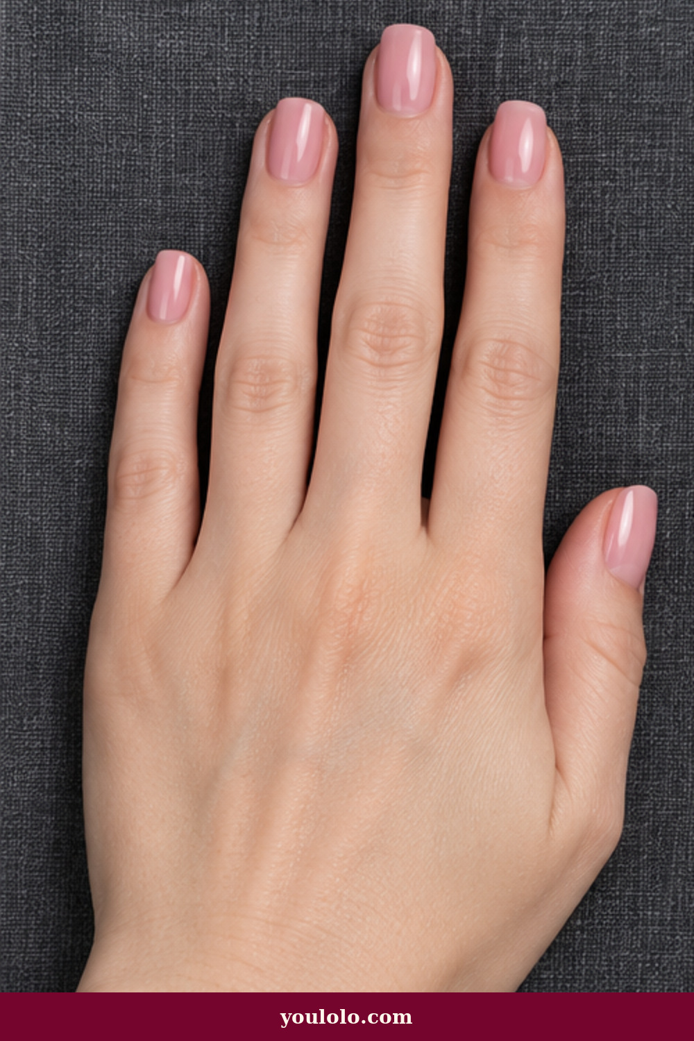 Glazed Nails idea 1: Soap-Pink Glass