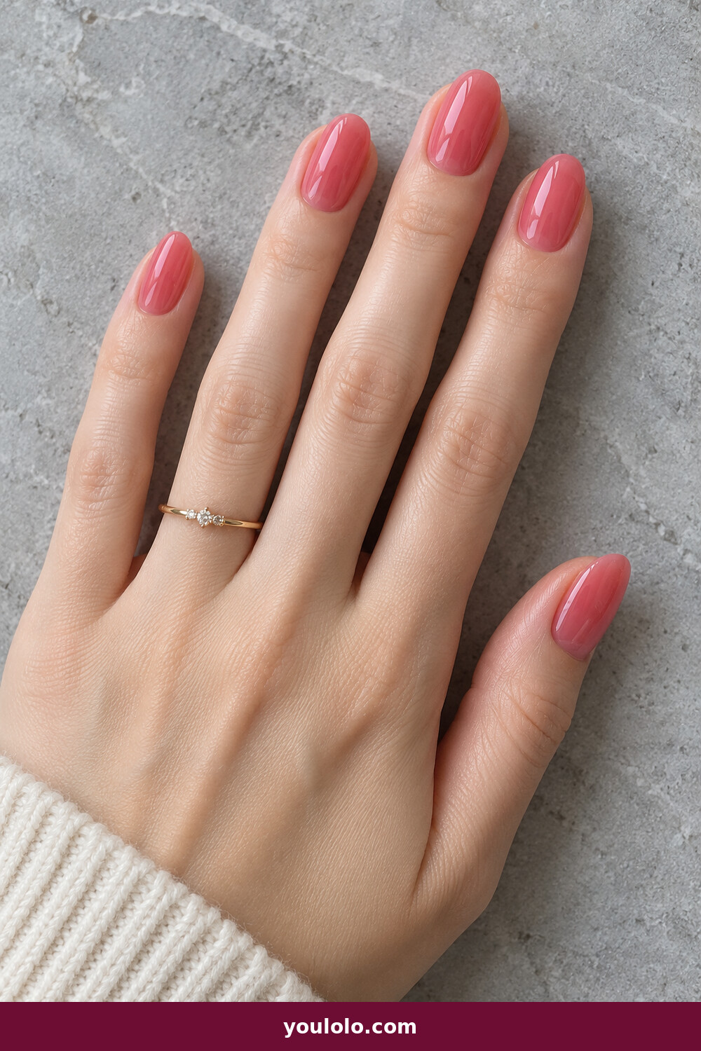 Pink Summer Nails idea 1: Watermelon Jelly
