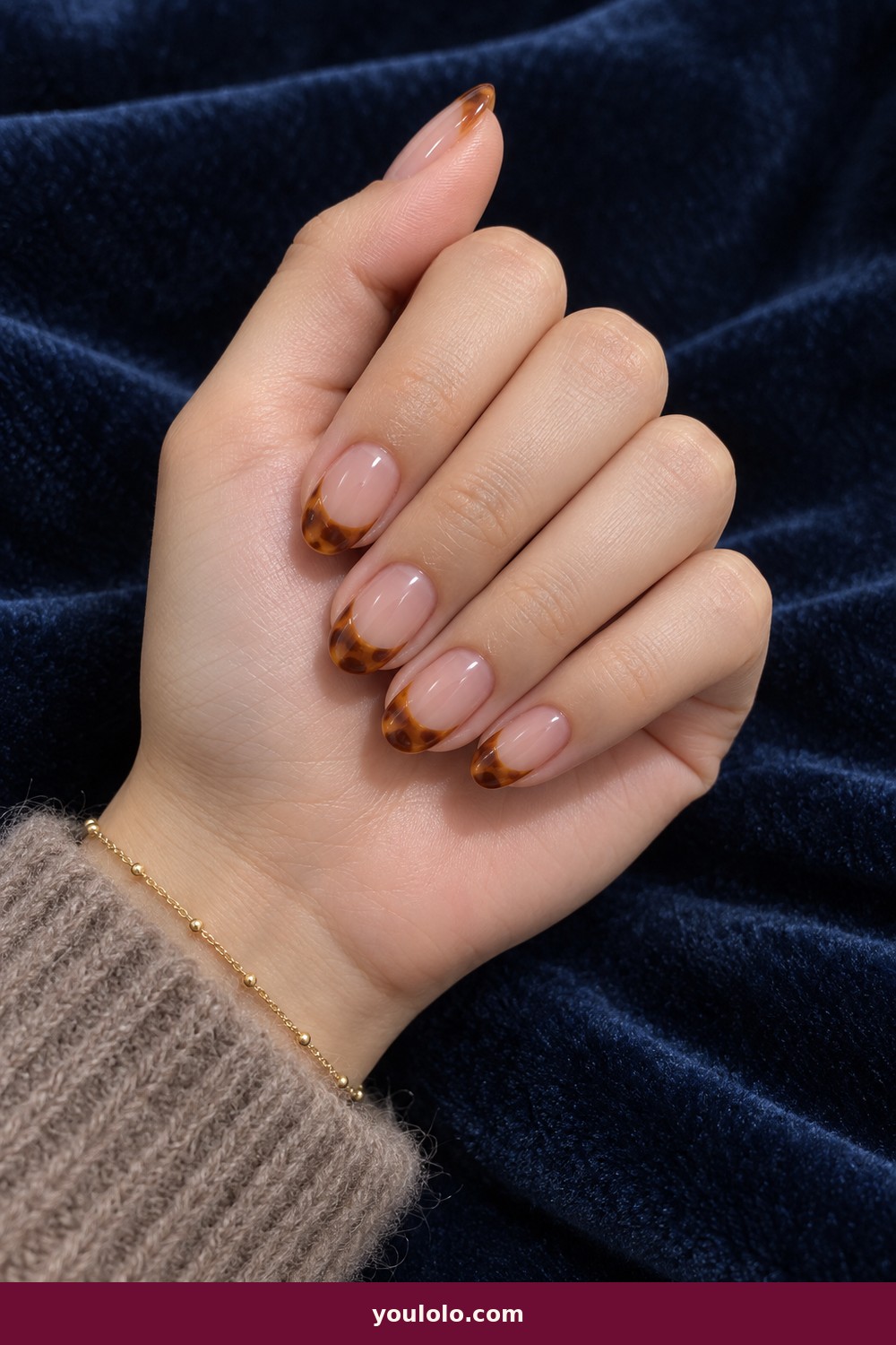 Chocolate Micro Tips — French Nails Ideas idea 3