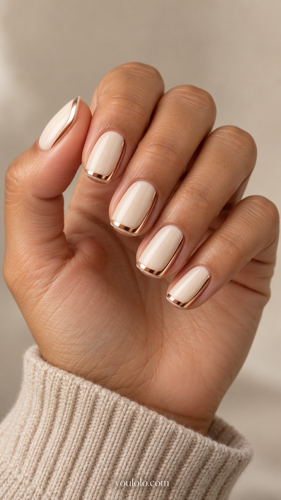 copper chrome nails — Cream Side Frames