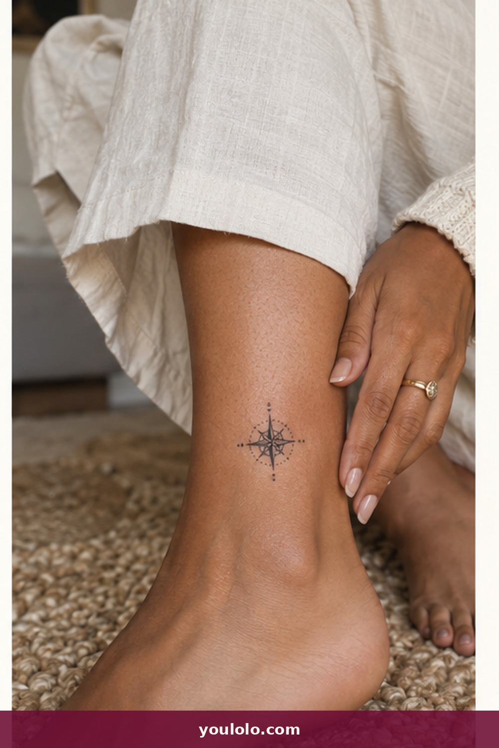 Mini Compass Rose — idea 3 from Small Meaningful Tattoos for Women