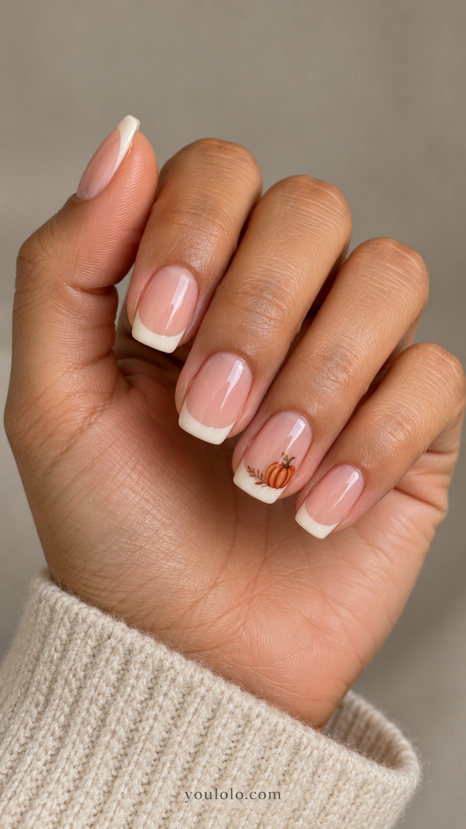 pumpkin nails — Pumpkin Corner French