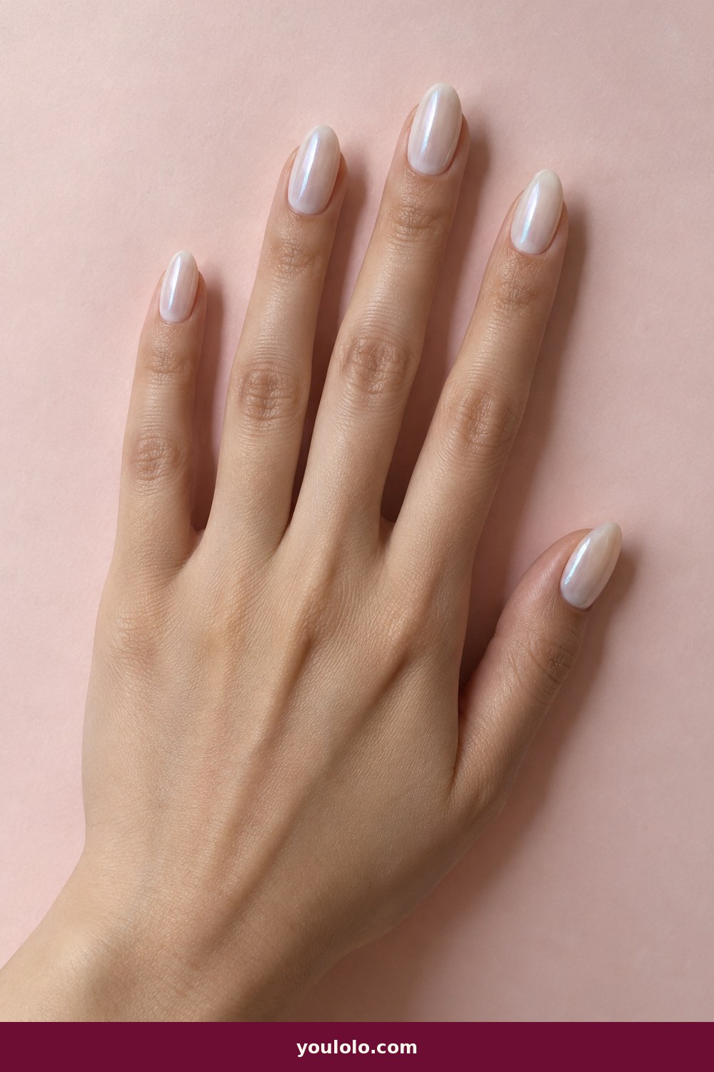 Funny Bunny Nails idea 4: Pearl Bunny Glaze