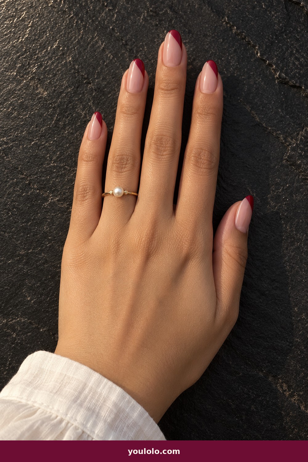 Double Line French — French Nails Ideas idea 5