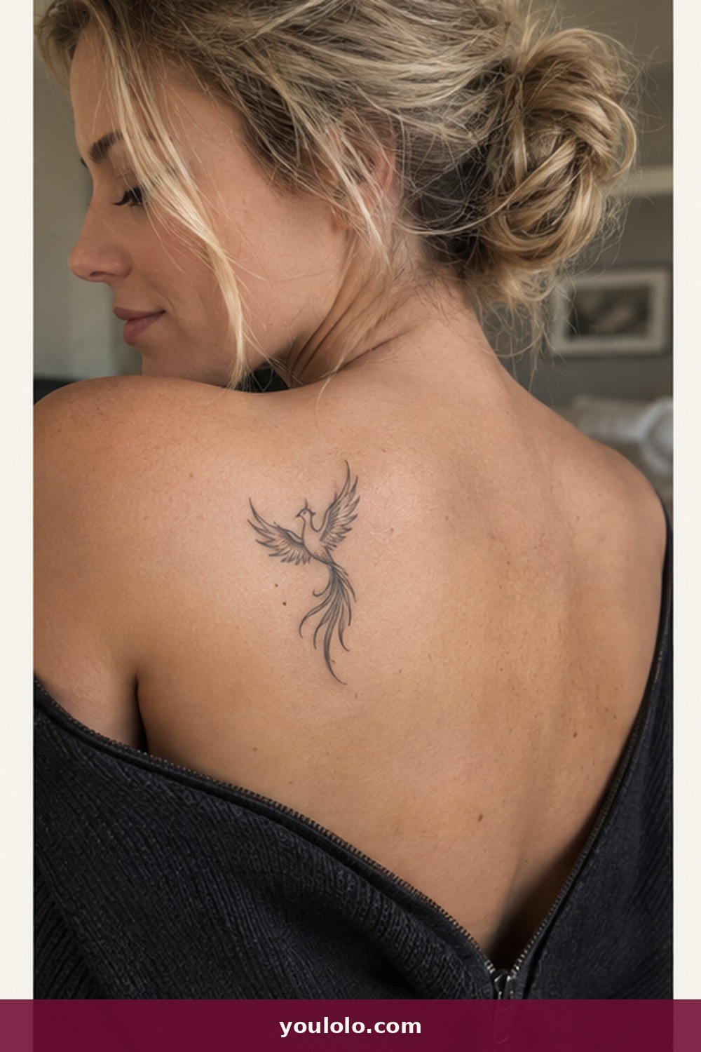 Small Rising Phoenix — idea 5 from Small Meaningful Tattoos for Women