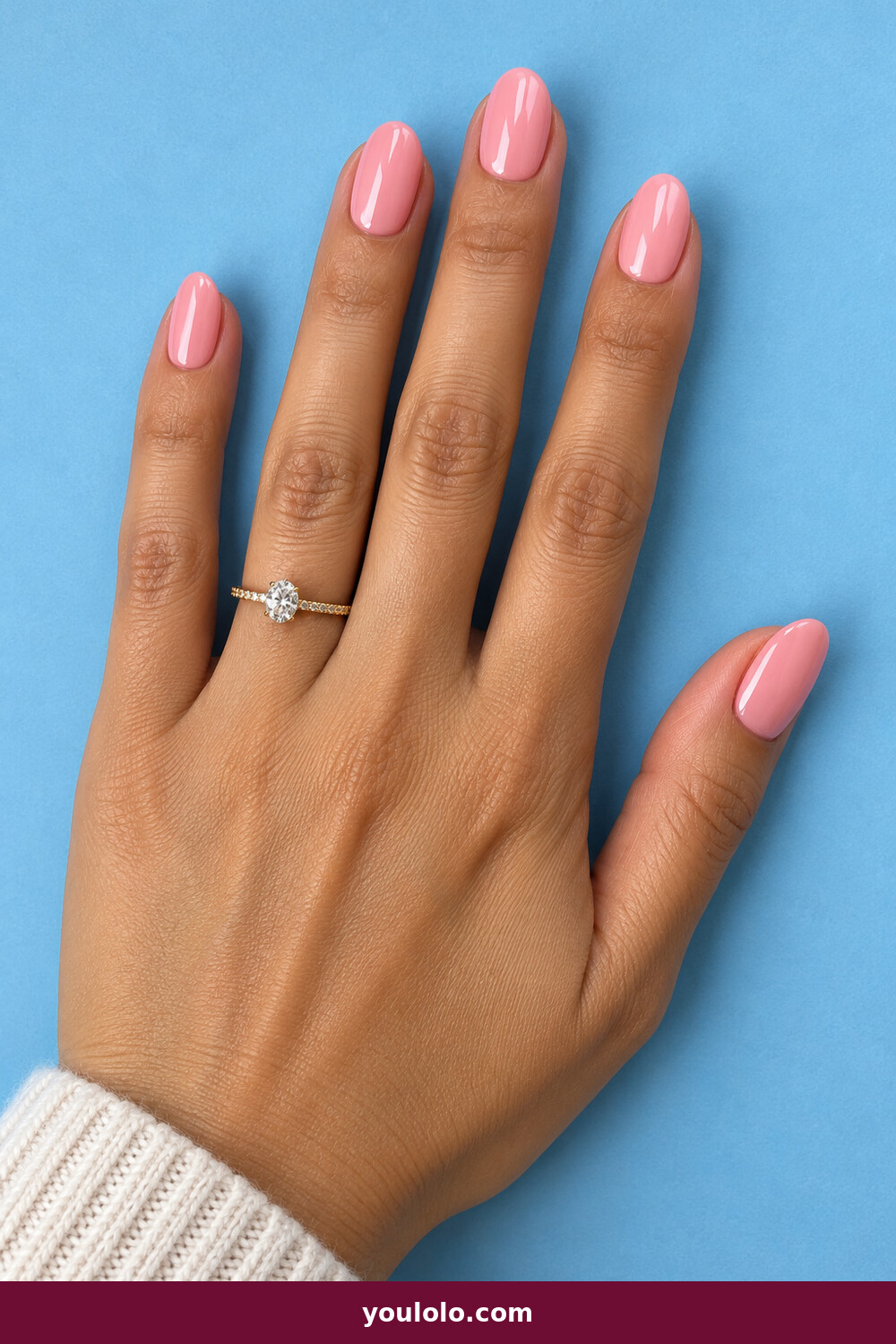 Pink Summer Nails idea 5: Strawberry Milk Gloss