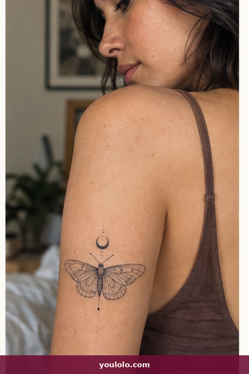 Crescent-Wing Moth — idea 9 from Small Meaningful Tattoos for Women