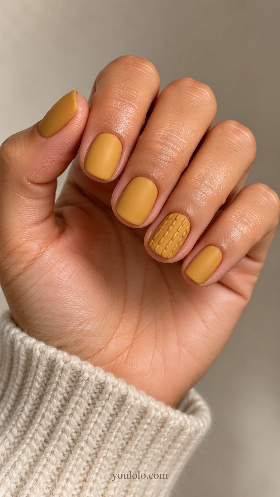 sweater nails — Mustard Seed-Stitch Accent