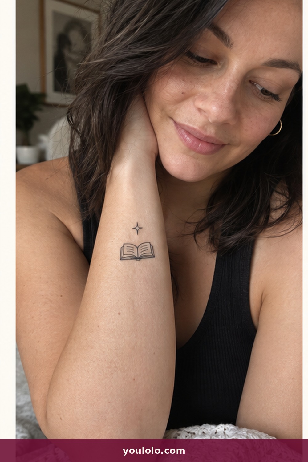 Open Book and Star — idea 10 from Small Meaningful Tattoos for Women
