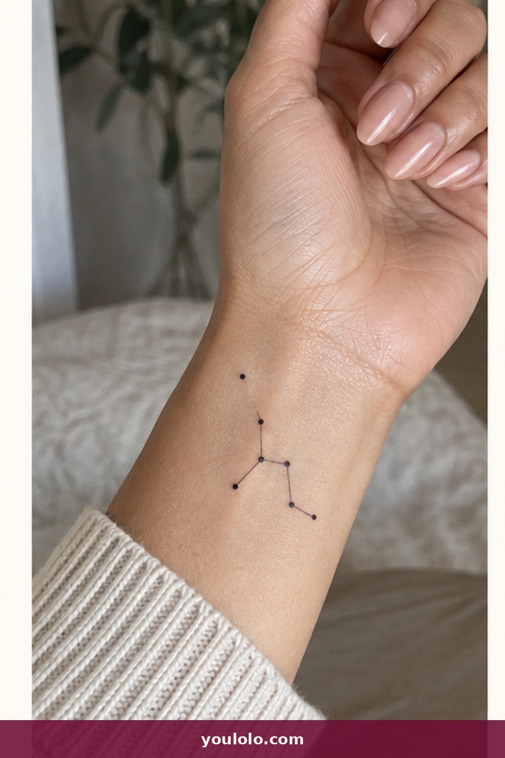 Seven-Dot Constellation — idea 10 from Dainty Wrist Tattoos for Women