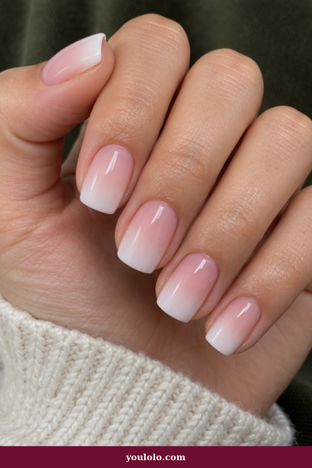 Squoval Nails idea 11: Blush Baby Boomer