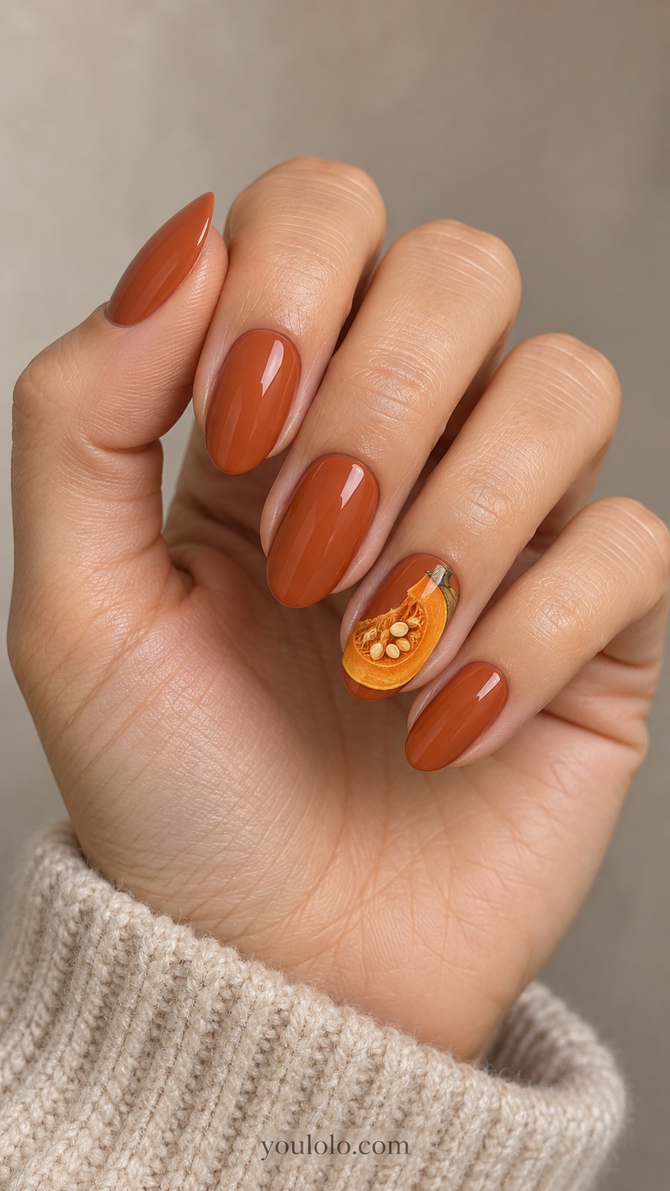 pumpkin nails — Pumpkin Seed Illustration