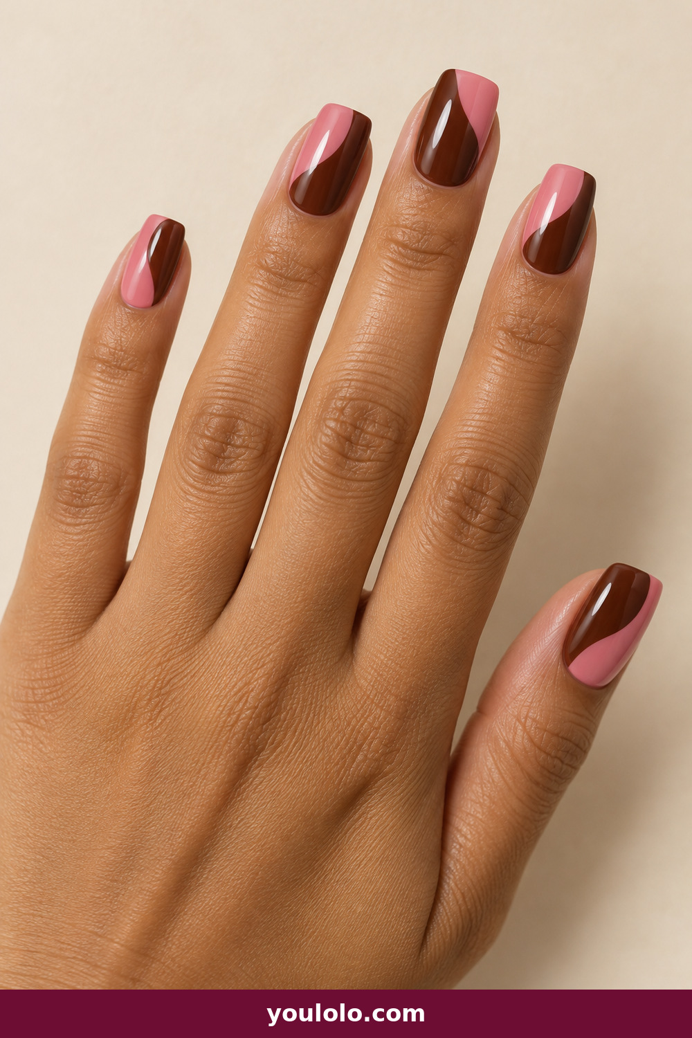 Valentines Nails Designs idea 13: Chocolate Strawberry