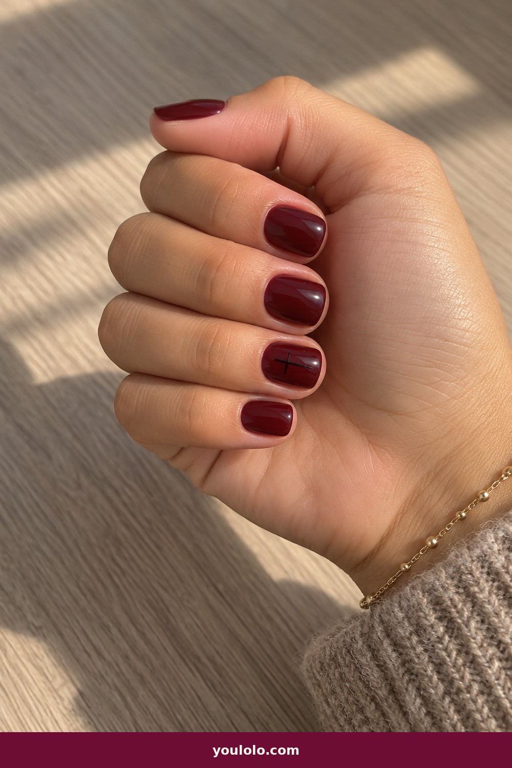 Moonlit Wine — Vampire Nails idea 13