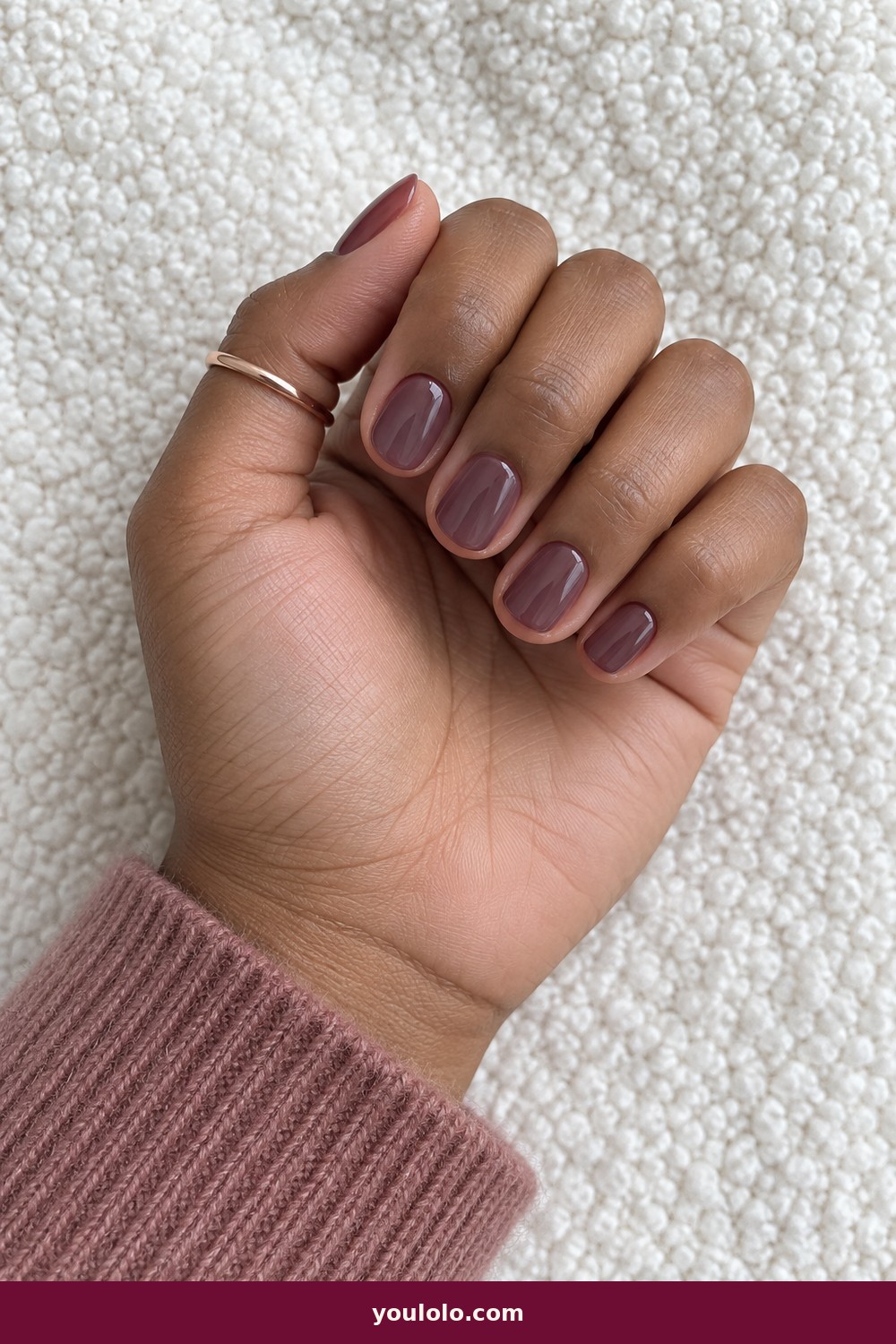 Smoky Plum Jelly — Nails Fall idea 13