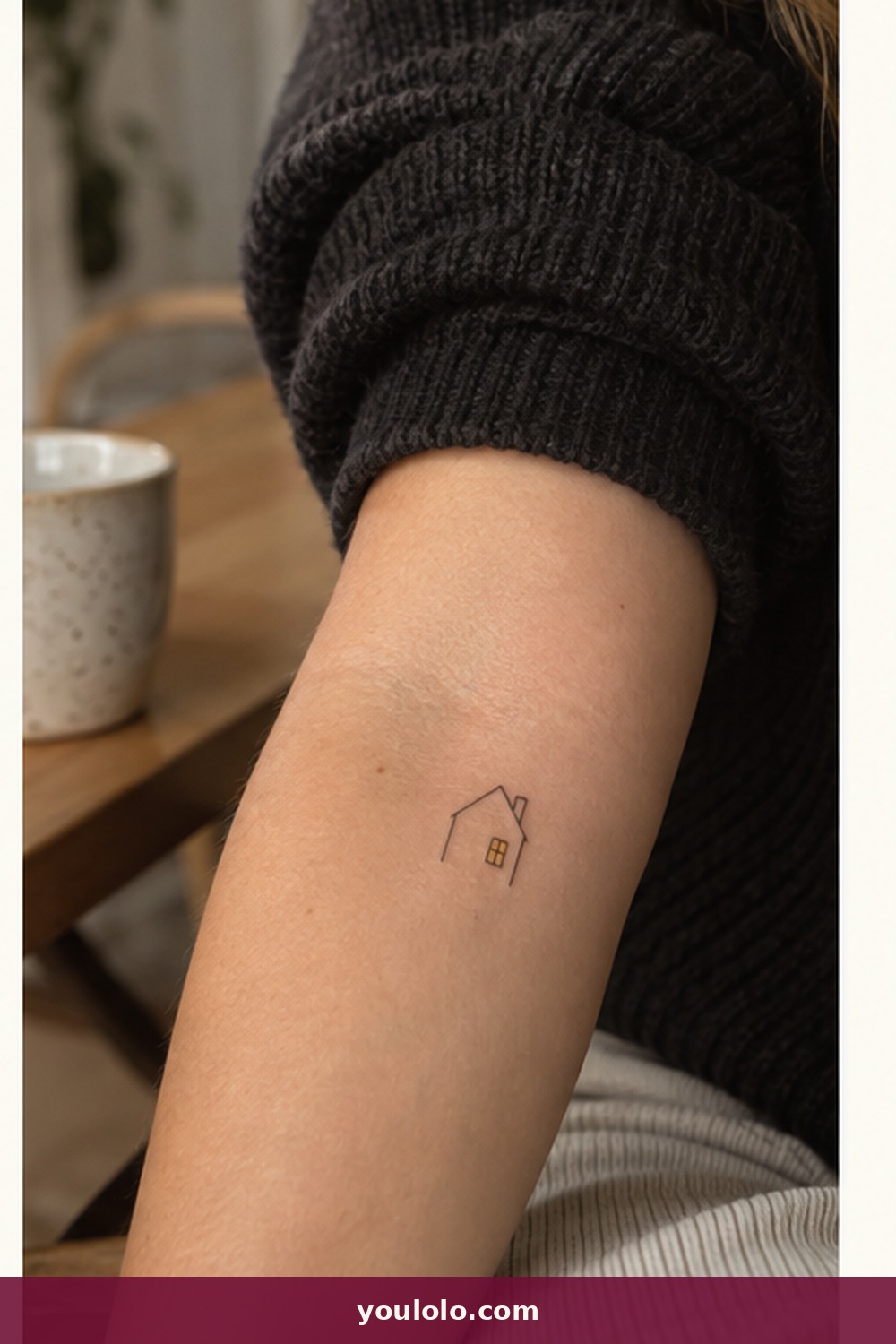 A Tiny Home — idea 15 from Small Meaningful Tattoos for Women