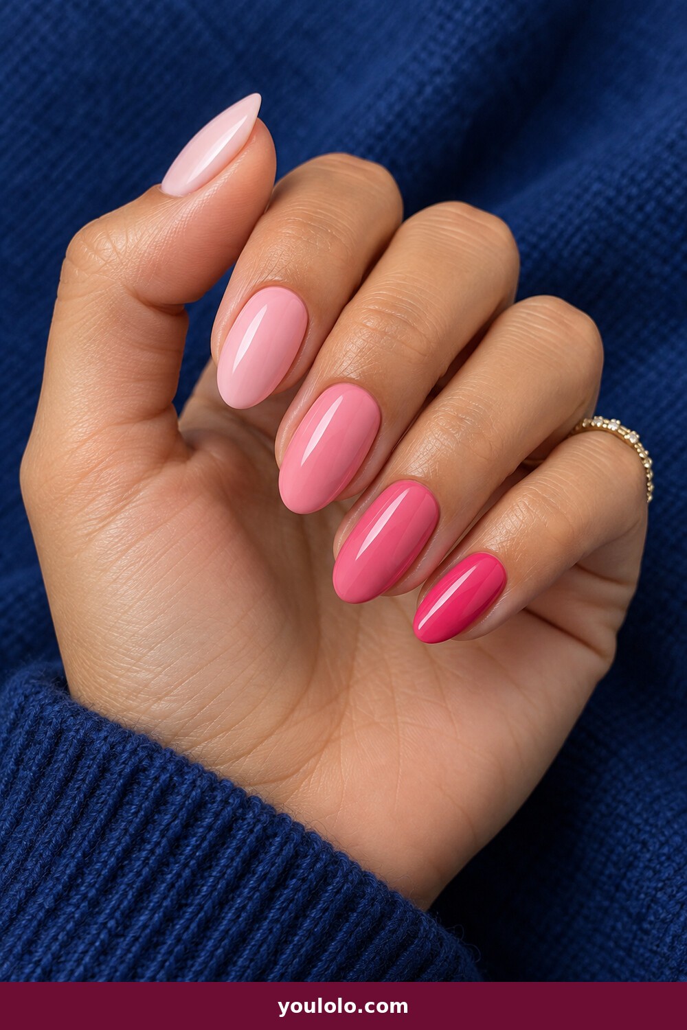 Pink Summer Nails idea 15: Flamingo Skittles