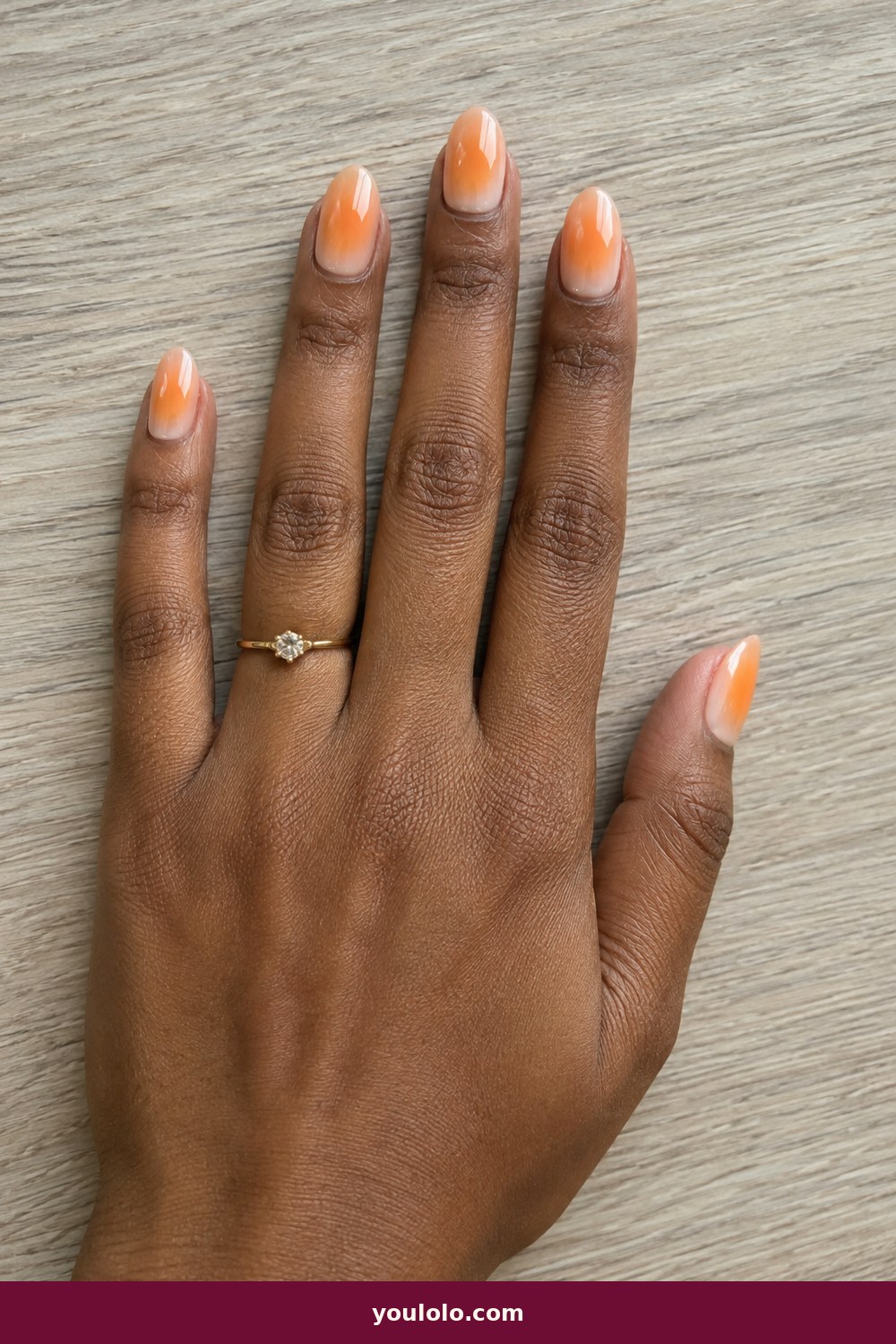 Cruise Nails idea 15: Mango Aura