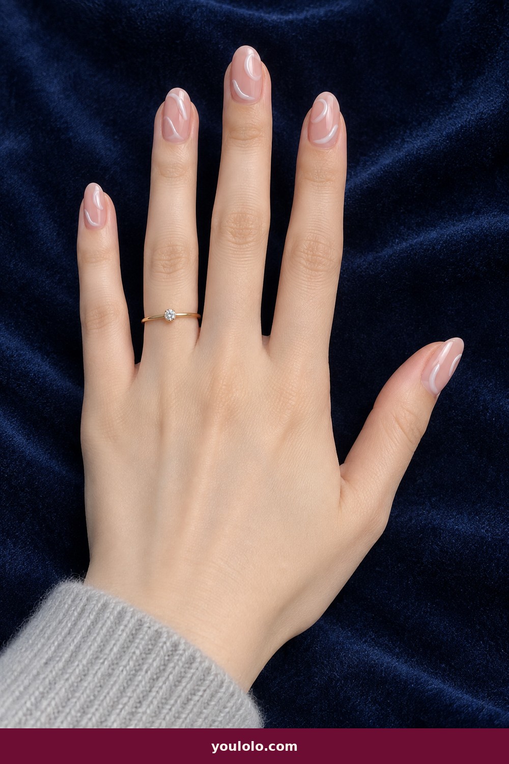 Sculpted White Bangles — Bangle Nails idea 15