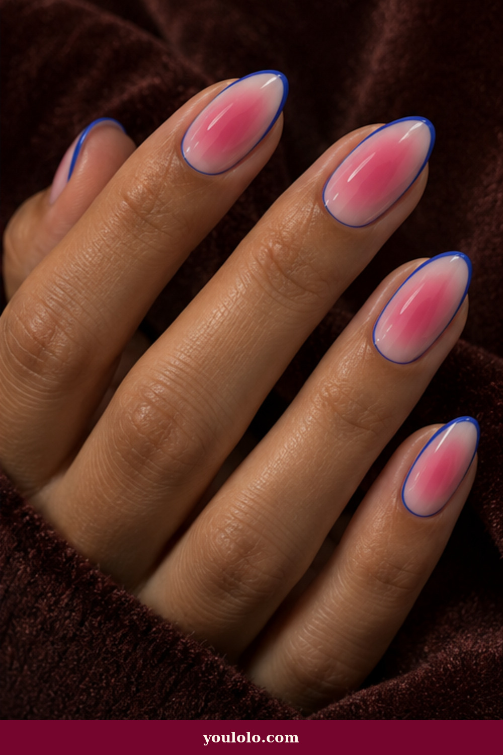 Simple Funky Nails idea 16: Outlined Aura