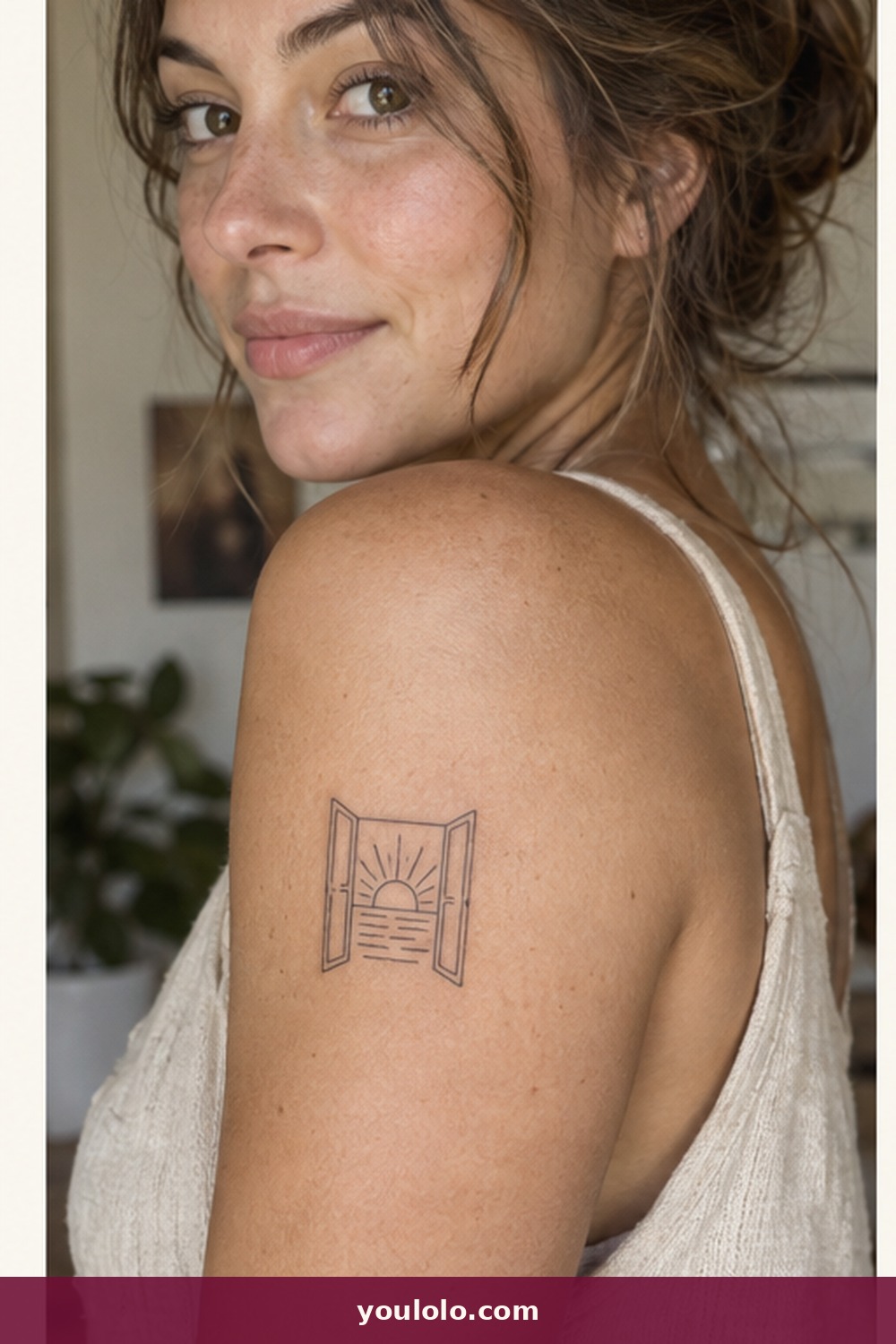 Sunrise Through an Open Door — idea 16 from Small Meaningful Tattoos for Women