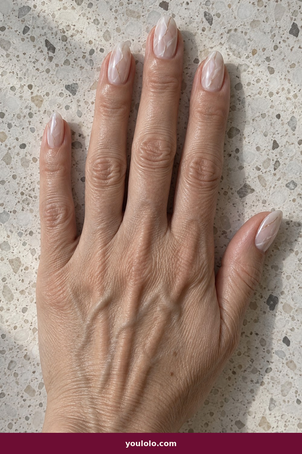 Funny Bunny Nails idea 16: White Quartz