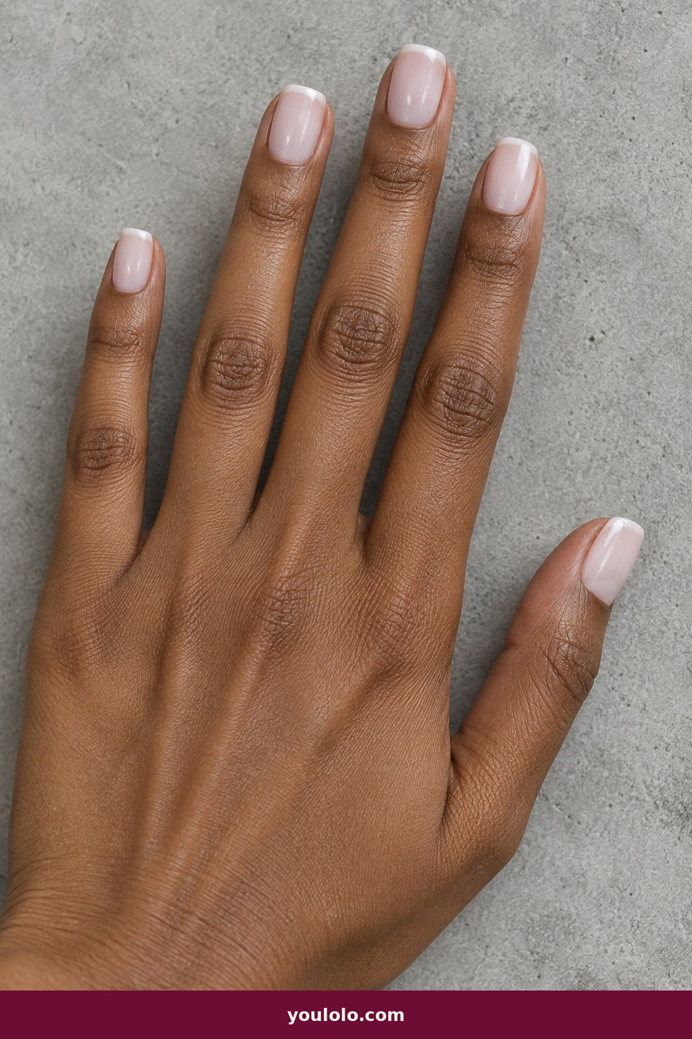 Funny Bunny Nails idea 17: Frosted French