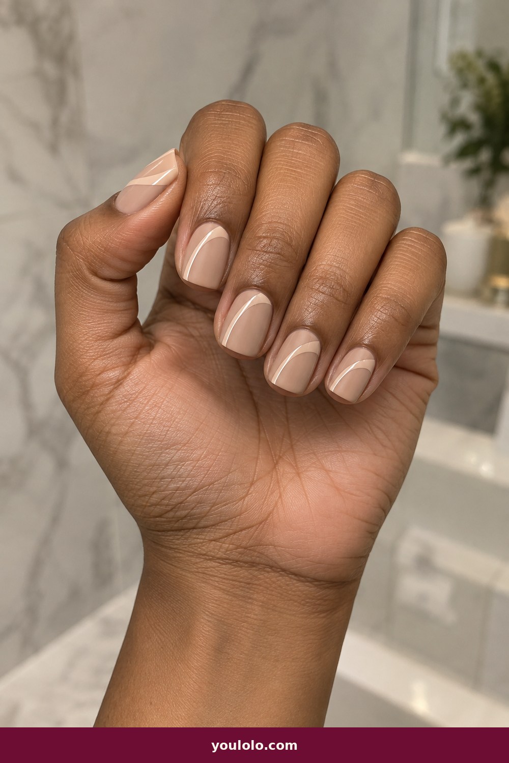 Beige Nails idea 21: Biscuit Matte Gloss
