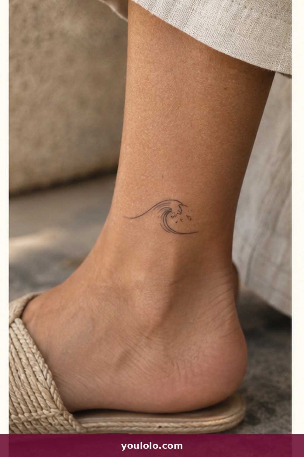 Curling Wave — idea 21 from Fine Line Tattoos for Women