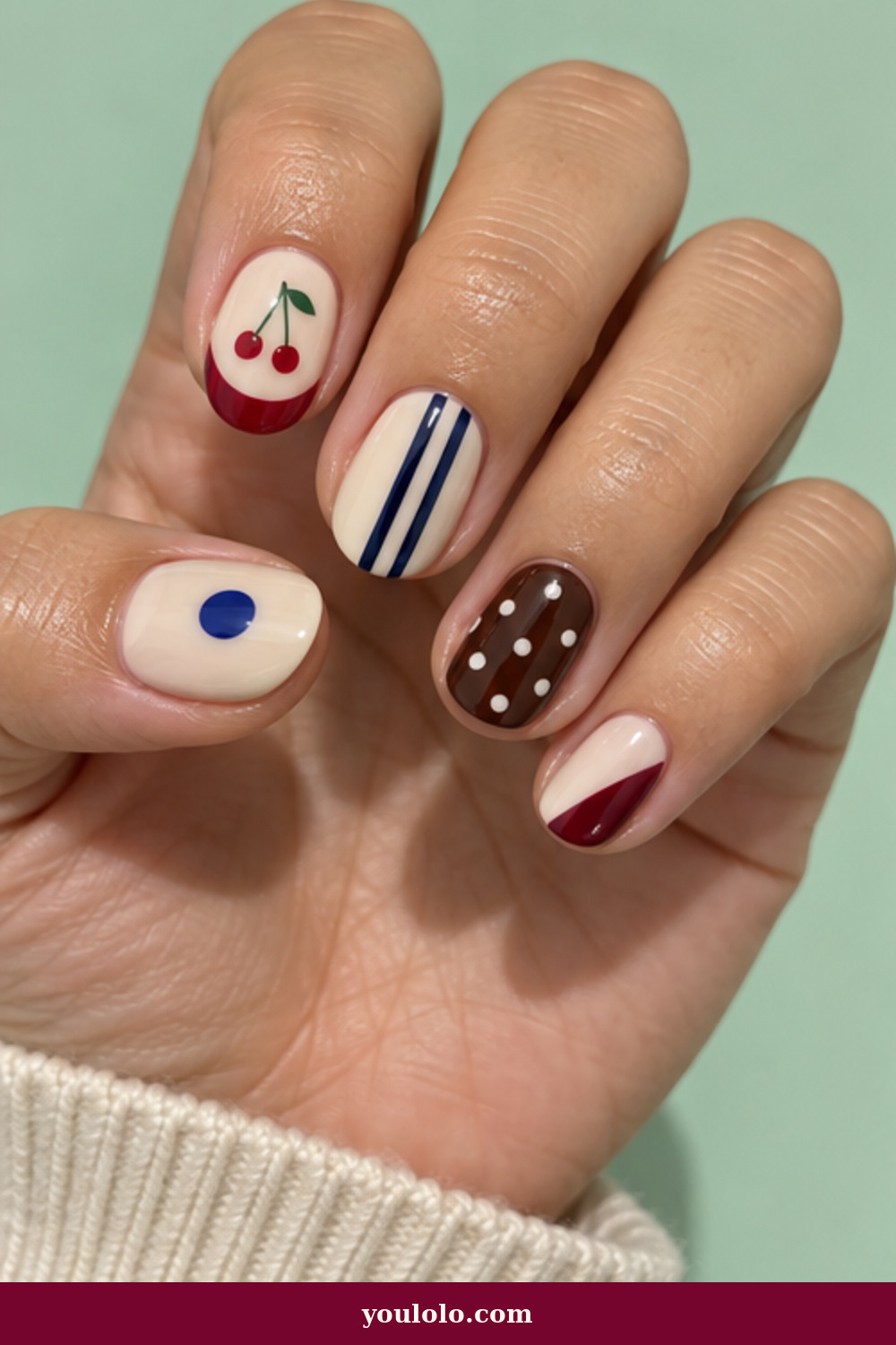 Simple Funky Nails idea 21: Elevated Maximalist Mix