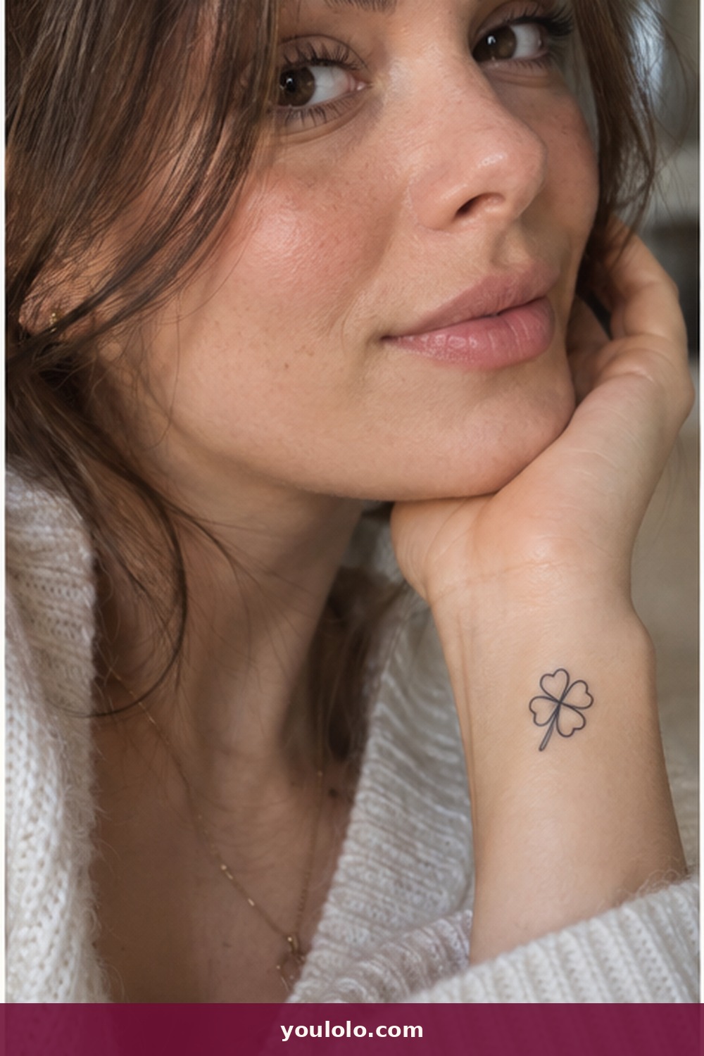 Four-Leaf Clover — idea 22 from Dainty Wrist Tattoos for Women