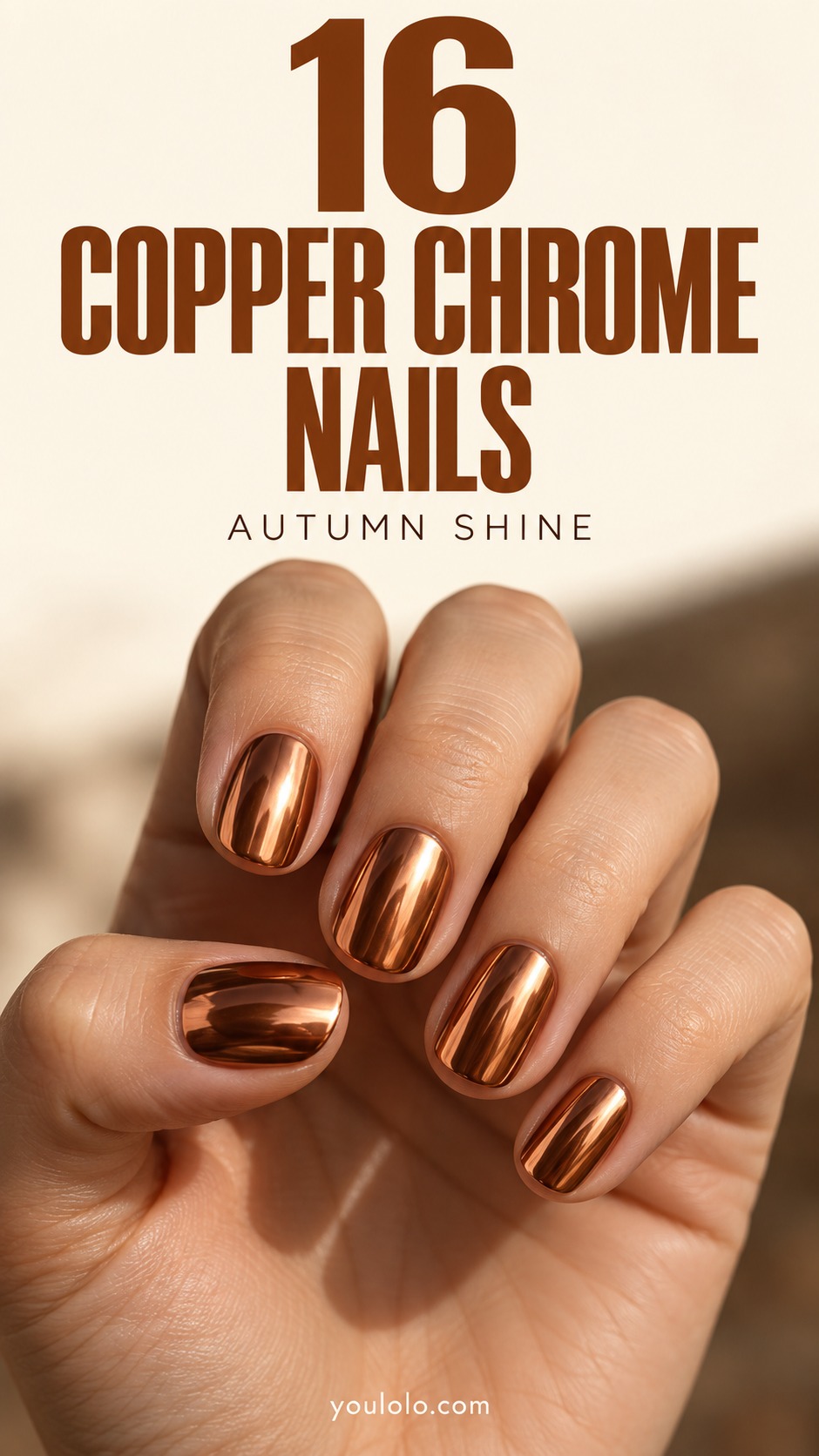 16 Copper Chrome Nails: Stunning Ideas for Fall
