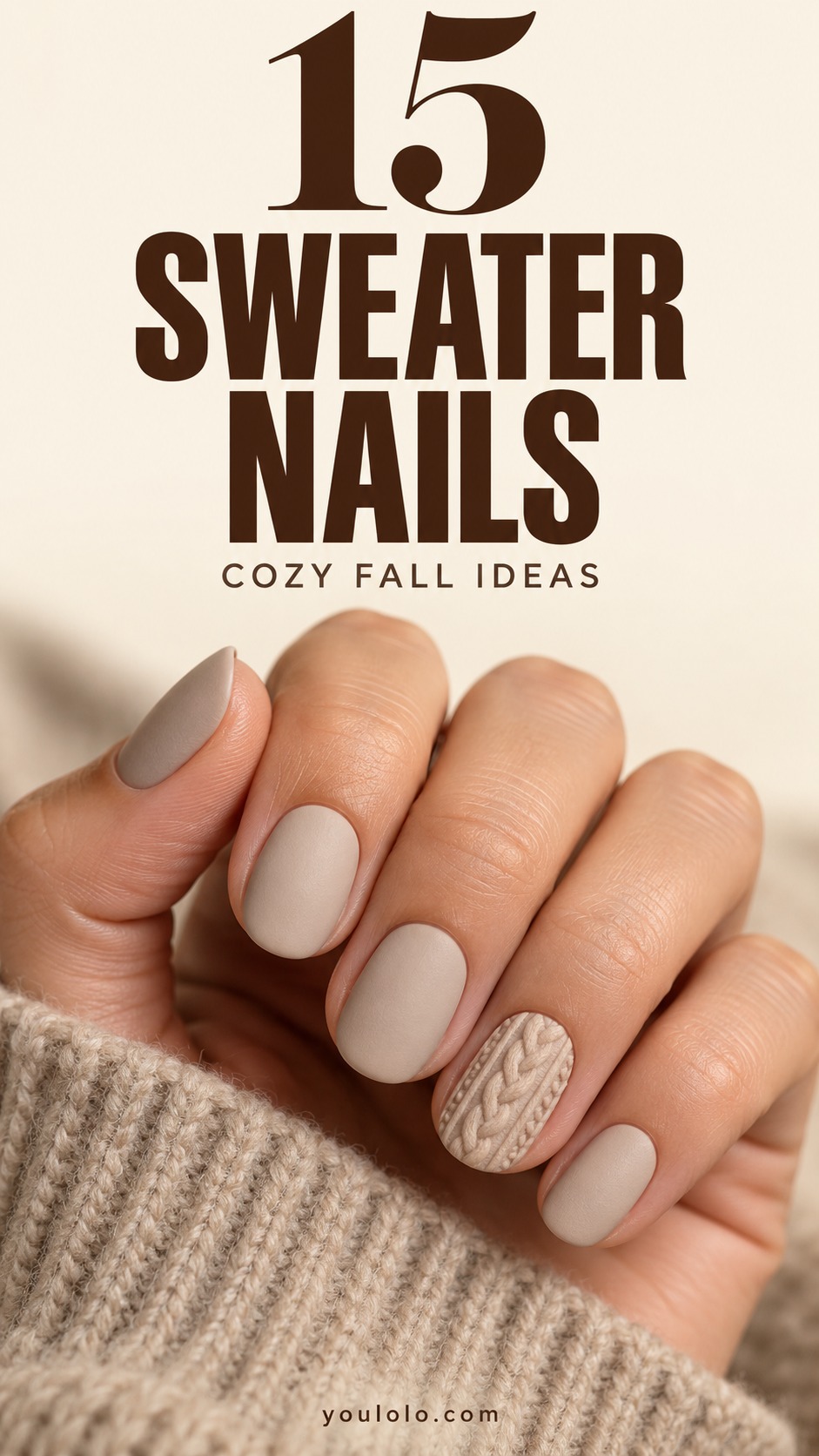 15 Sweater Nails: Beautiful Cozy Designs for Fall