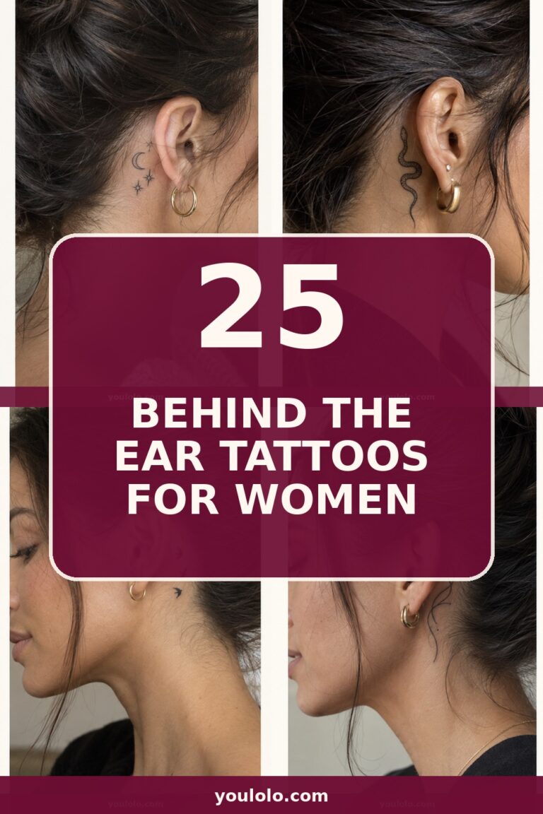 25 Behind the Ear Tattoos for Women: Delicate Hidden Ideas