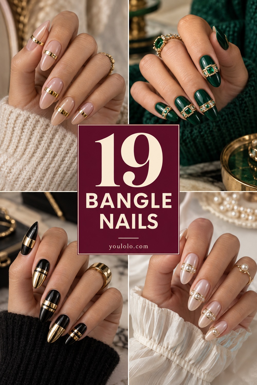 19 Bangle Nails Ideas That Turn a Manicure Into Jewelry