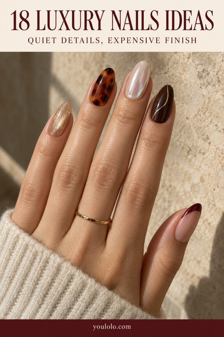 18 Luxury Nails Ideas That Look Quietly Expensive
