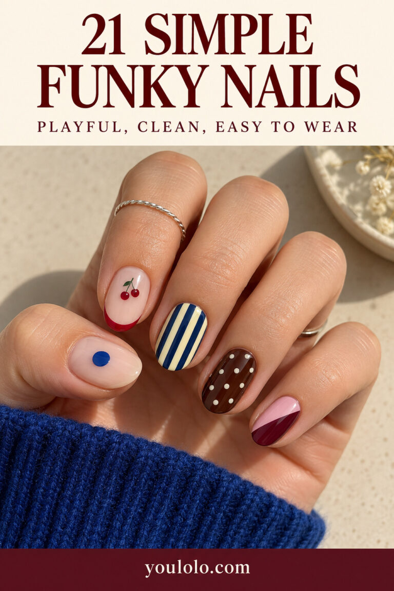 21 Simple Funky Nails Ideas That Feel Playful, Not Busy