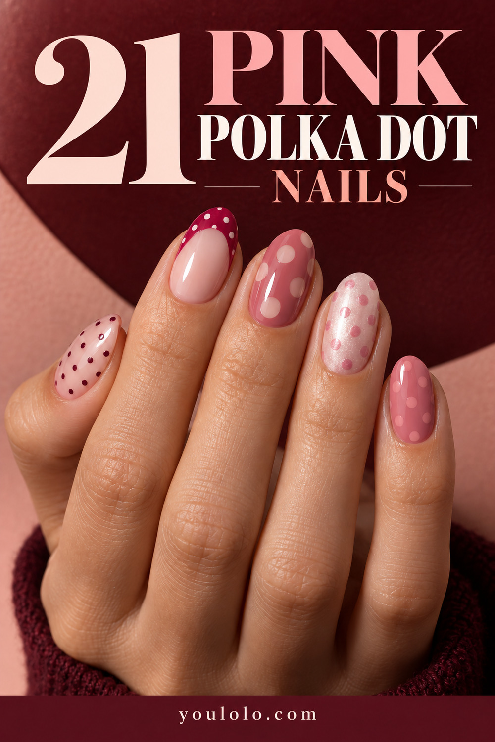 21 Pink Polka Dot Nails Ideas That Feel Grown-Up