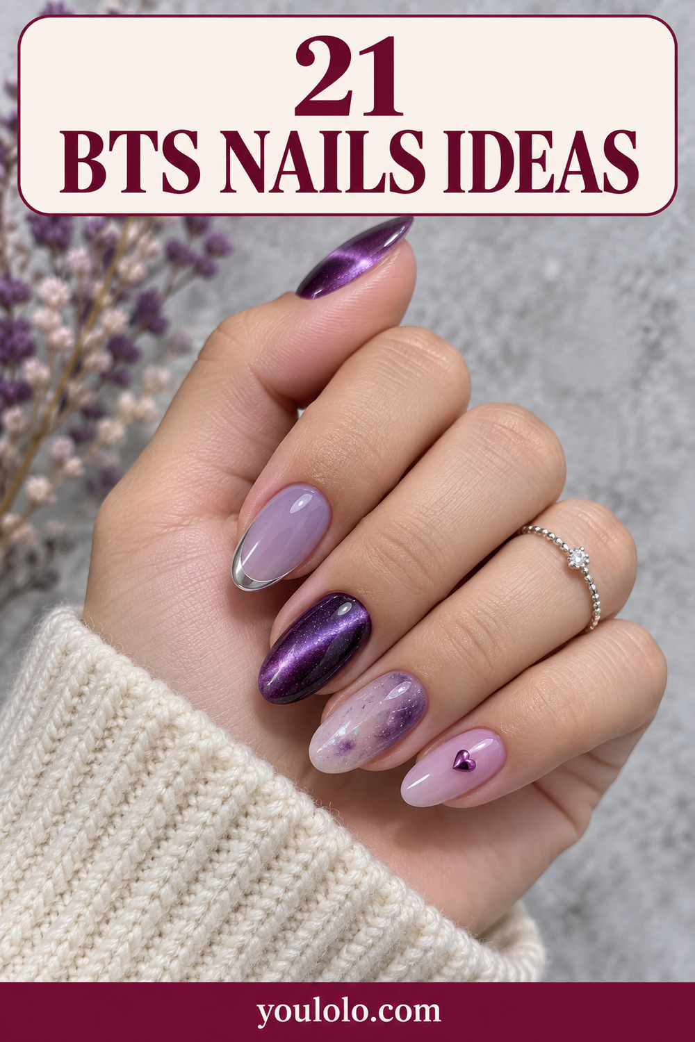 21 BTS Nails Ideas Fans Will Want to Save