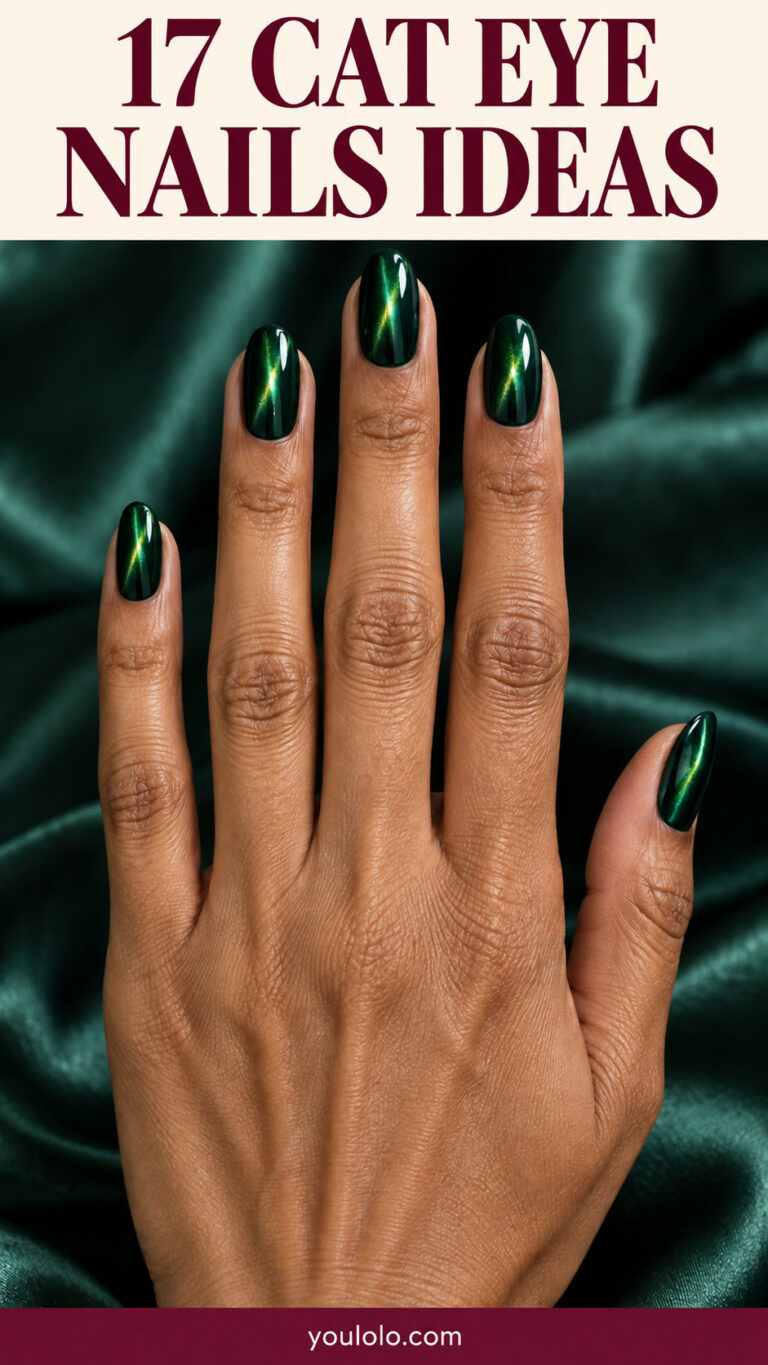 17 Cat Eye Nails Ideas With Magnetic Light and Real Depth