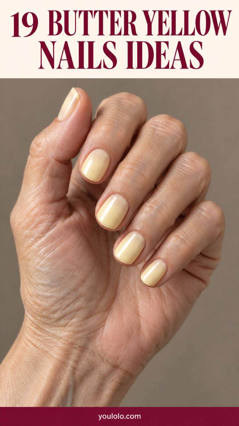19 Butter Yellow Nails Ideas That Make Pale Yellow Feel Fresh