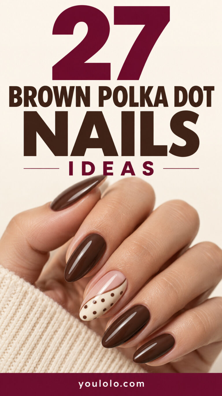 27 Brown Polka Dot Nails: Beautiful Designs to Save