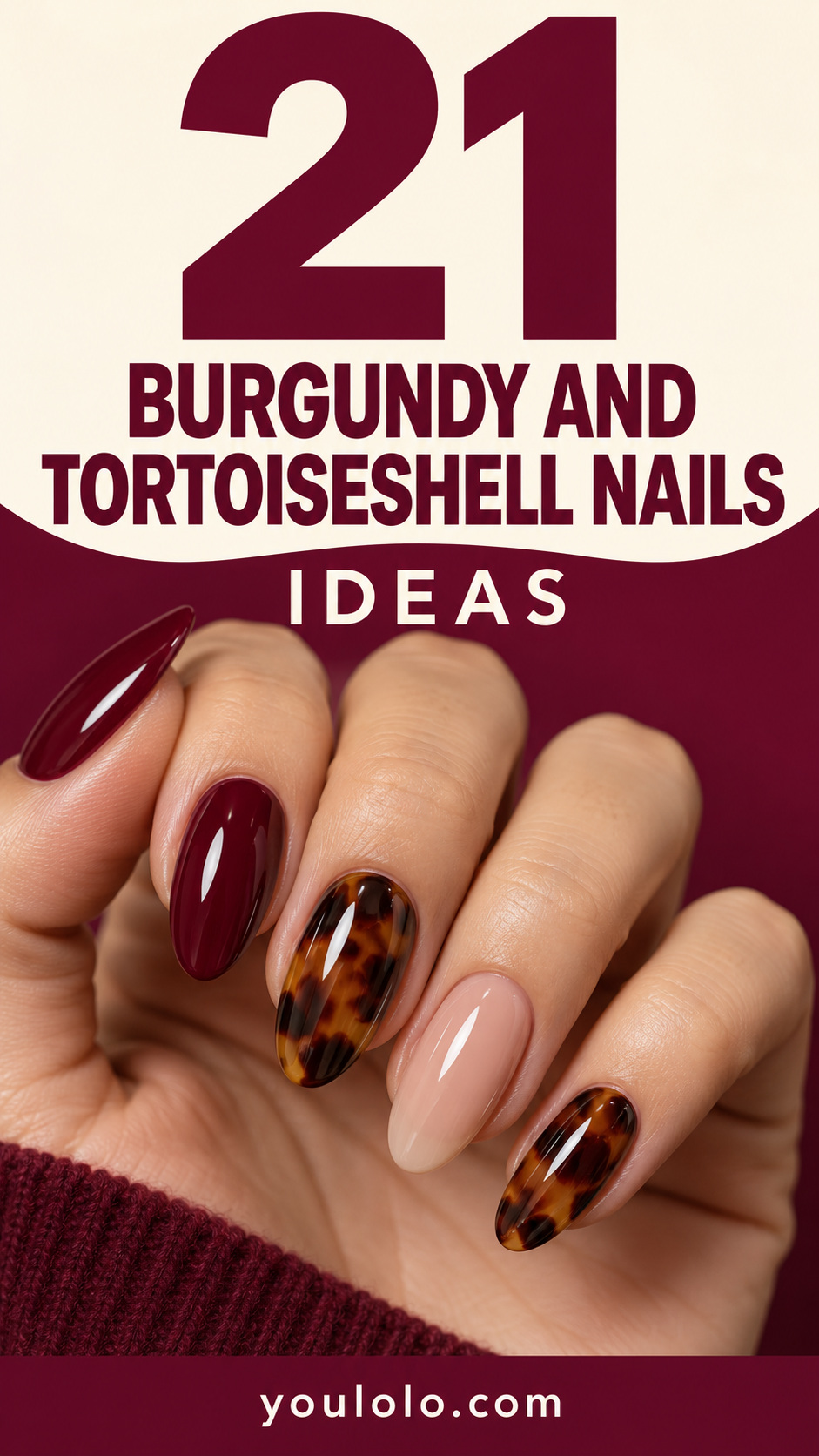 Tortoiseshell nails inspiration cover with 21 manicure ideas