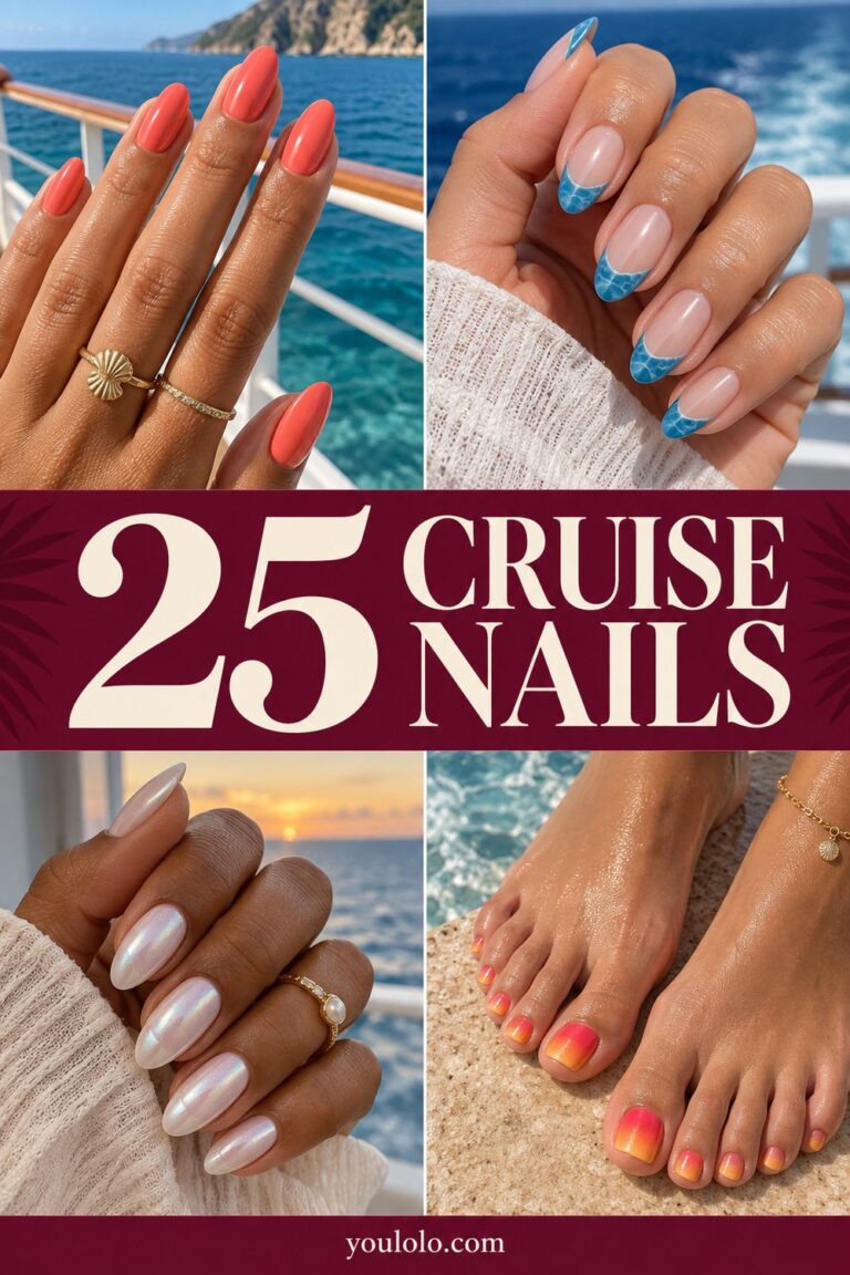 25 Cruise Nails Ideas Made for Sun, Sea and Dinner Plans