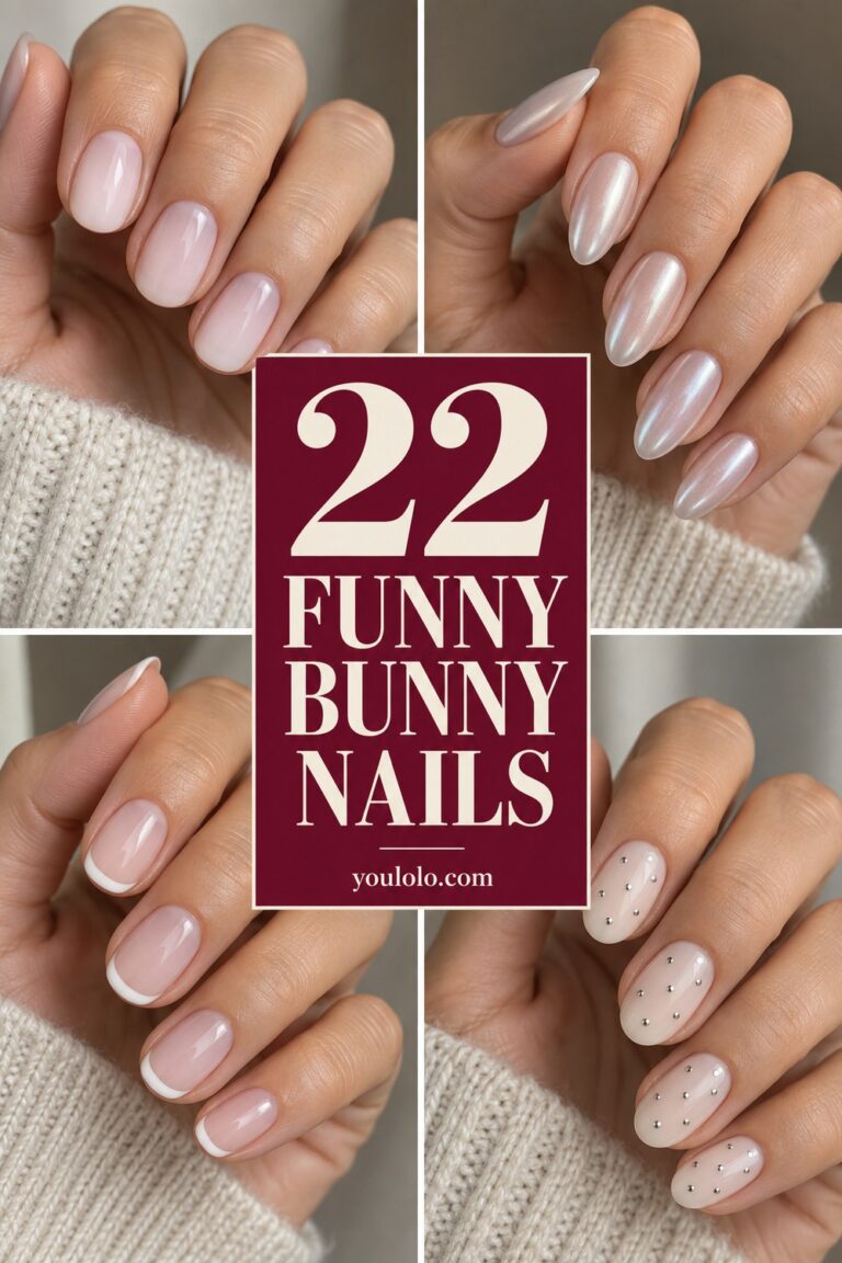 22 Funny Bunny Nails Ideas Beyond a Plain Milky Manicure